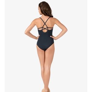 Natalie Multi-Strap Back Cotton Camisole Leotard